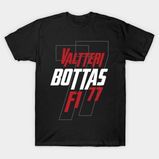 Valtteri Bottas 77 Grand Prix F1 Racing Driver T-Shirt